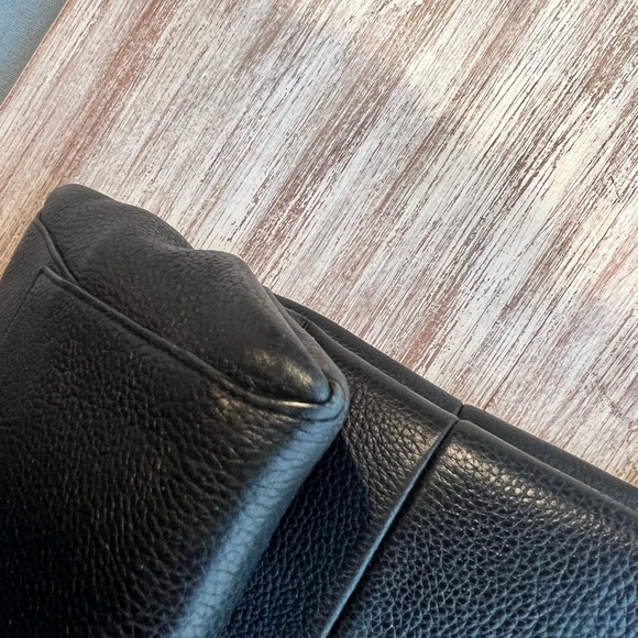 Large Pebbled Leather Coach Borough Bag (Rare) - Picture 11 of 16